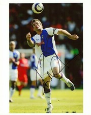 Ryan Nelson Signed 10x8 Photo Blackburn Rovers Autograph Memorabilia + COA