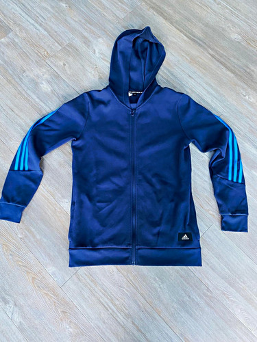 Adidas boys blue full zip - blue,