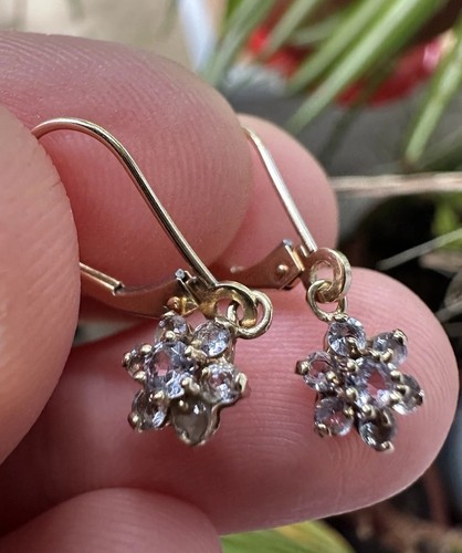 9ct 375 yellow gold tanzanite - yellow,