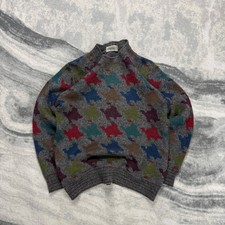 Vintage Missoni Sport Wool Mix Abstract Multicoloured Sz 44 / Small Knit Jumper