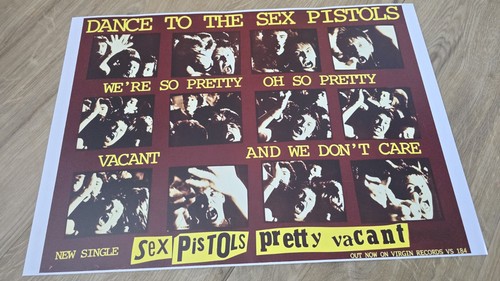 Sex pistols poster print - a3,