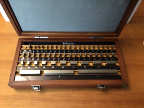 Mitutoyo gauge block set - mitutoyo,