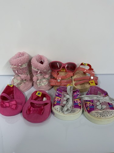 Build bear girls shoe bundle - build,