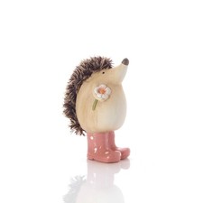 Clay Hedgehog With Pink Spotty