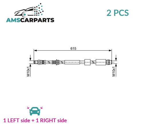 Brake hose line - pipe, 1