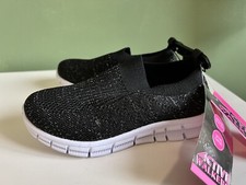 Girls Shine Trainers Shoes