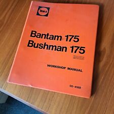 BSA BANTAM 175 & BUSHMAN 175 ORIGINAL 1969 FACTORY WORKSHOP MANUAL *Binder*