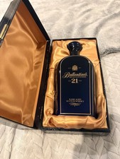 Ballantines Rare 21 Year Old Wade Scotch Whisky Empty Decanter (Early Release)