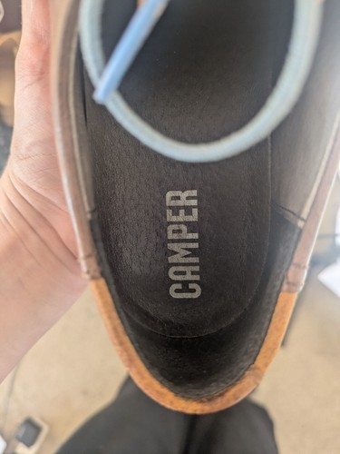 Camper brown and tan leather - brown,