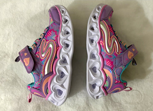 Skechers girls led light - girls, light-up