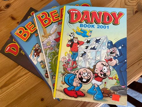 Four annuals - (dandy, beano)