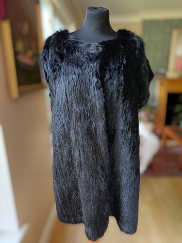 Knitted fur coat - knitted,