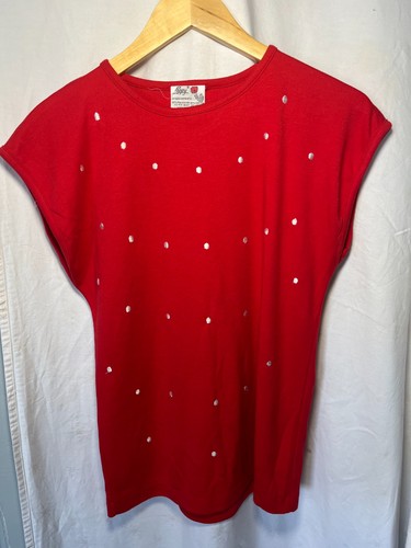 Poppy womens red white - poppy, spots