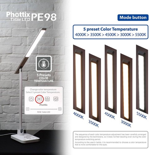 Phottix pe98 table led - pe98, lamp