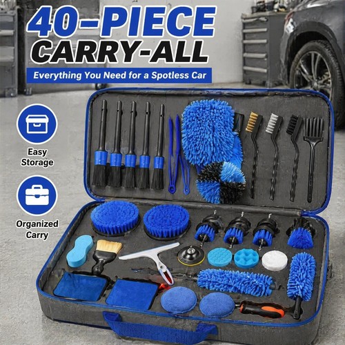 40pcs car detailing brush - 40pcs,