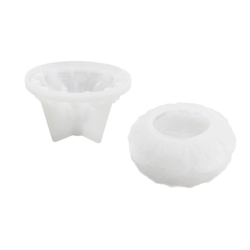 Crystal lotus flower tealight - crystal,