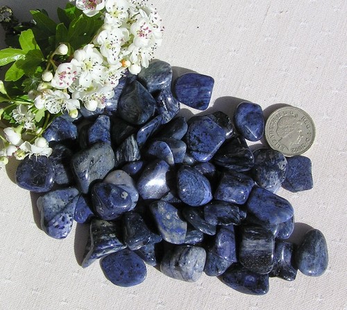 Blue dumortierite crystal - 10,