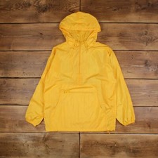 Vintage Jerzees Windbreaker Jacket L Yellow