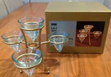 next christmas centre piece tiered Votive candle holder Boxed Great Condition 
