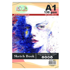 A1 Sketch Pad Book White Paper