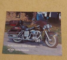 Harley Davidson FLHC Electra Glide Classic Sales Brochure