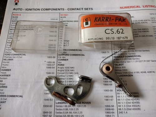 Ignition contact points - points,
