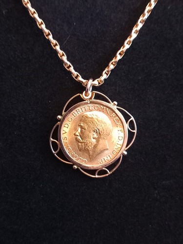 1913 full 22ct sovereign - , coin