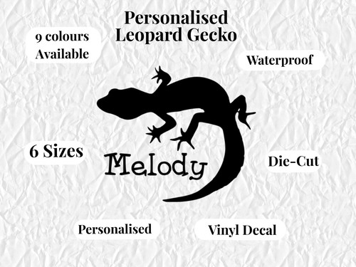 Personalized leopard gecko - personalized,