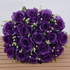 18 Heads Silk Rose Artificial