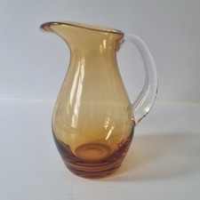 Vintage Amber Glass Jug