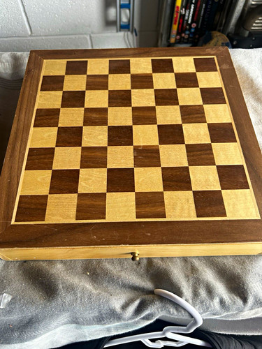 Wooden chess set - wooden,