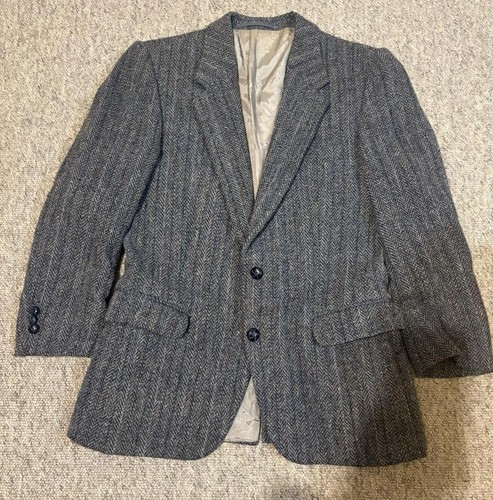 Harris tweed wool blazer - tweed,
