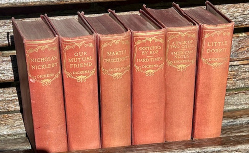 Vintage charles dickens books - vintage,