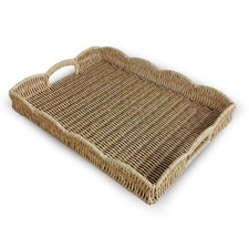 Serving Tray with Scalloped