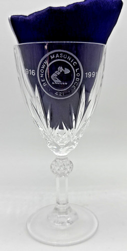 Masonic crystal champagne - masonic,