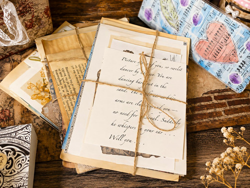 Vintage style paper - style, ephemera