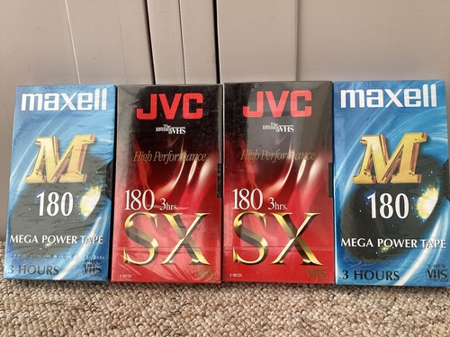 Vhs blank cassette tapes - cassette, 4