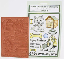 Craft UK Rubber Stamp Animals