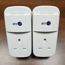 2 x BT Mini Connector 1GB 1000Mbps Powerline Adapters Homeplugs ANY Internet