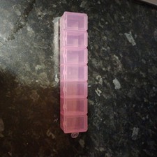 7 Day Pill Dispenser Medicine Tablet Storage Organiser Case Weekly Box UK 