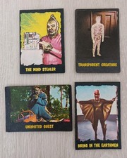 4 x Outer Limits (Bubbles Inc.) Vintage Cards