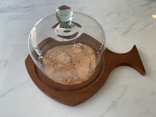 Wooden fish shape - wooden, with