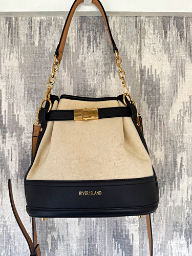 River island beige black - river, beige/black