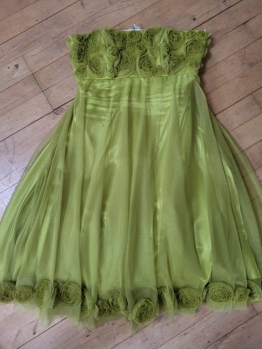 Lime green dress - dress, size