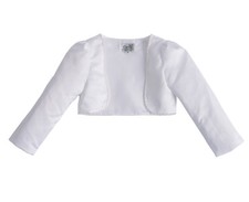 Girls Long Sleeves Beaded Satin Bolero 2 3 4 5 6 7 8 9 10 Years