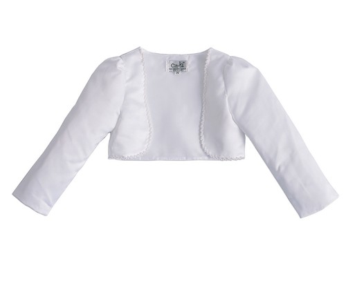 Long sleeves satin bolero - sleeves,