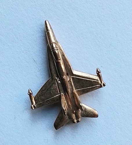 Vintage brass coloured plane - brass,