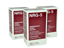 3x NRG-5 Emergency Food Ration - SURVIVAL RATION - MRE - PREPPER - BBE 2041