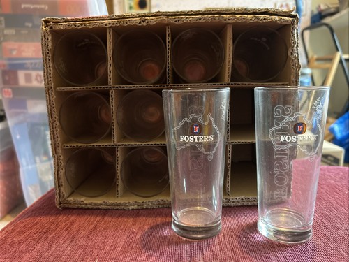 Fosters half pint glasses - pint,