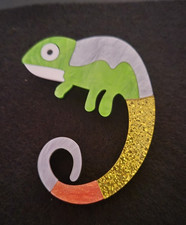 Modern Arcrylic BROOCH Lizard